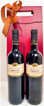 Nauer Spätlese in Geschenkkarton: 2 Fl. 75cl Spätlese Pinot noir Tegerfelder, in schönem Geschenkkarton verpackt  