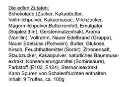 Edel-Truffes
Edelbrand & Edelsüss
9 Stück, 100gr.