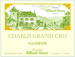 Chablis Grand Cru Vaudésir AOC 2020