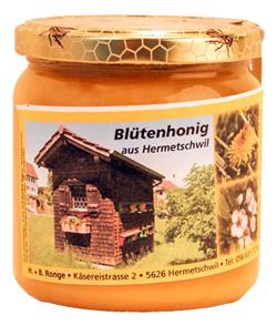 Honig aus Hermetschwil
Blütenhonig, cremig