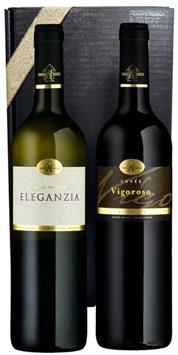 Genussweine: Zwei Weine mit viel Genuss, verpackt in schönem Karton