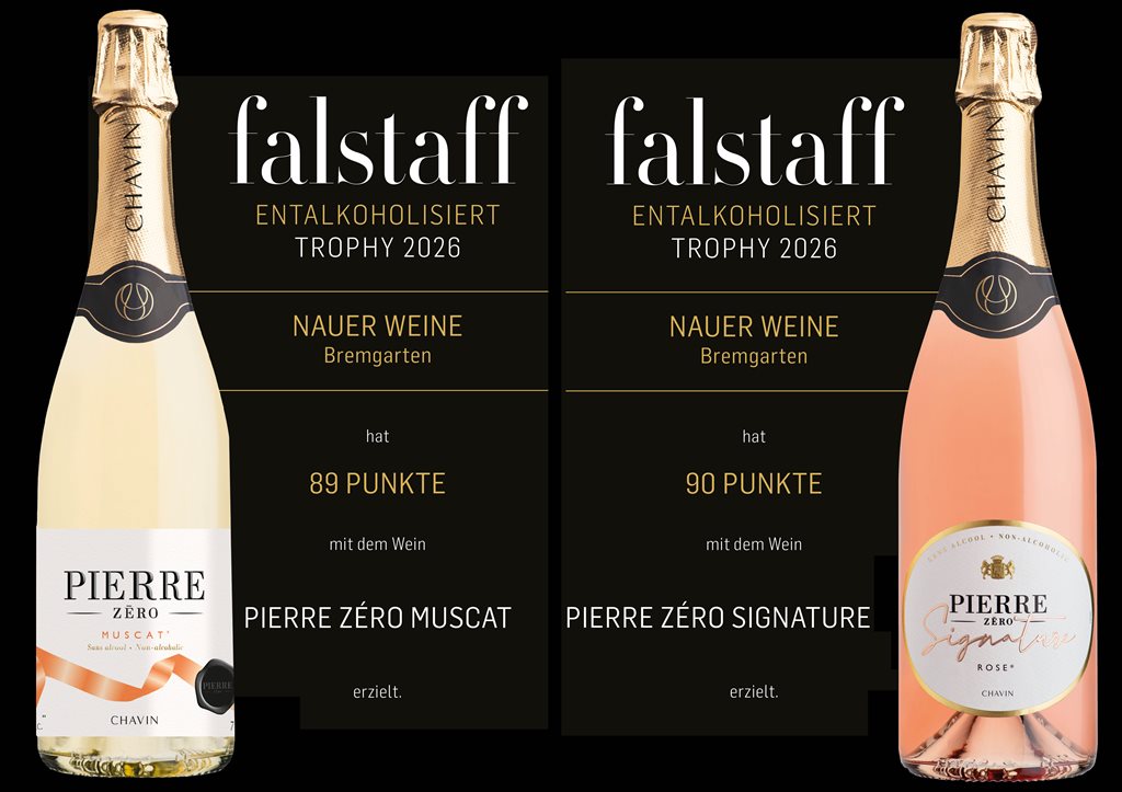 Falstaff Auszeichnungen für Pierre Zéro
